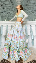 Mint Mystique Lehenga Set